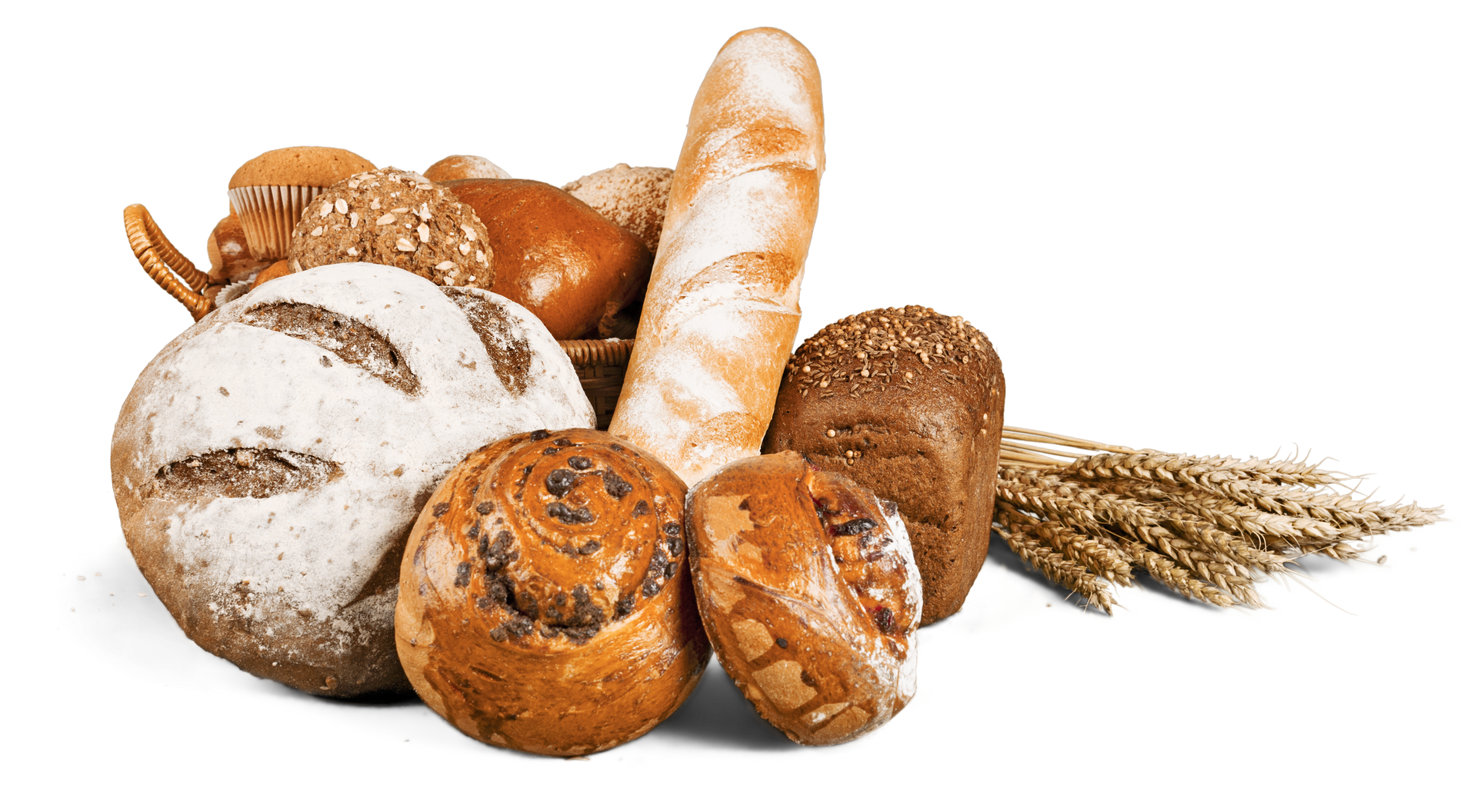 Épis de blé et pains