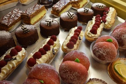 Un rayon de pâtisseries