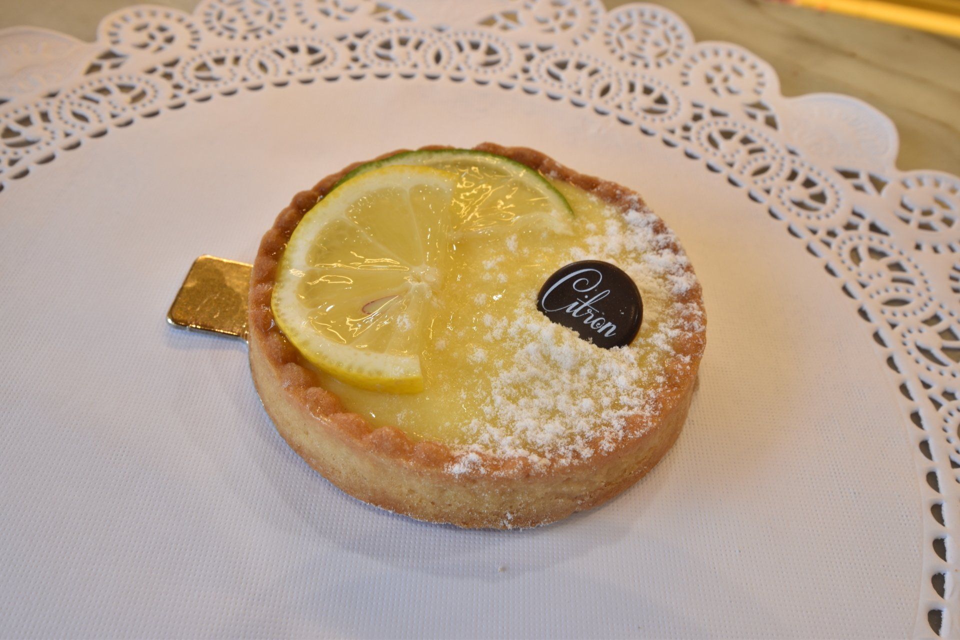 Une tartelette au citron