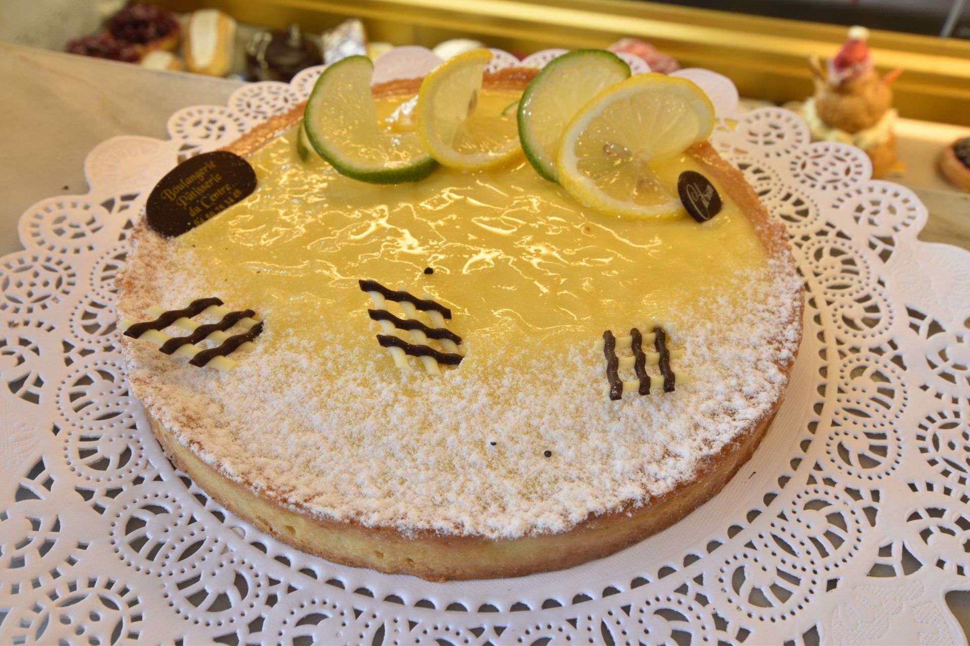 Une tarte au citron