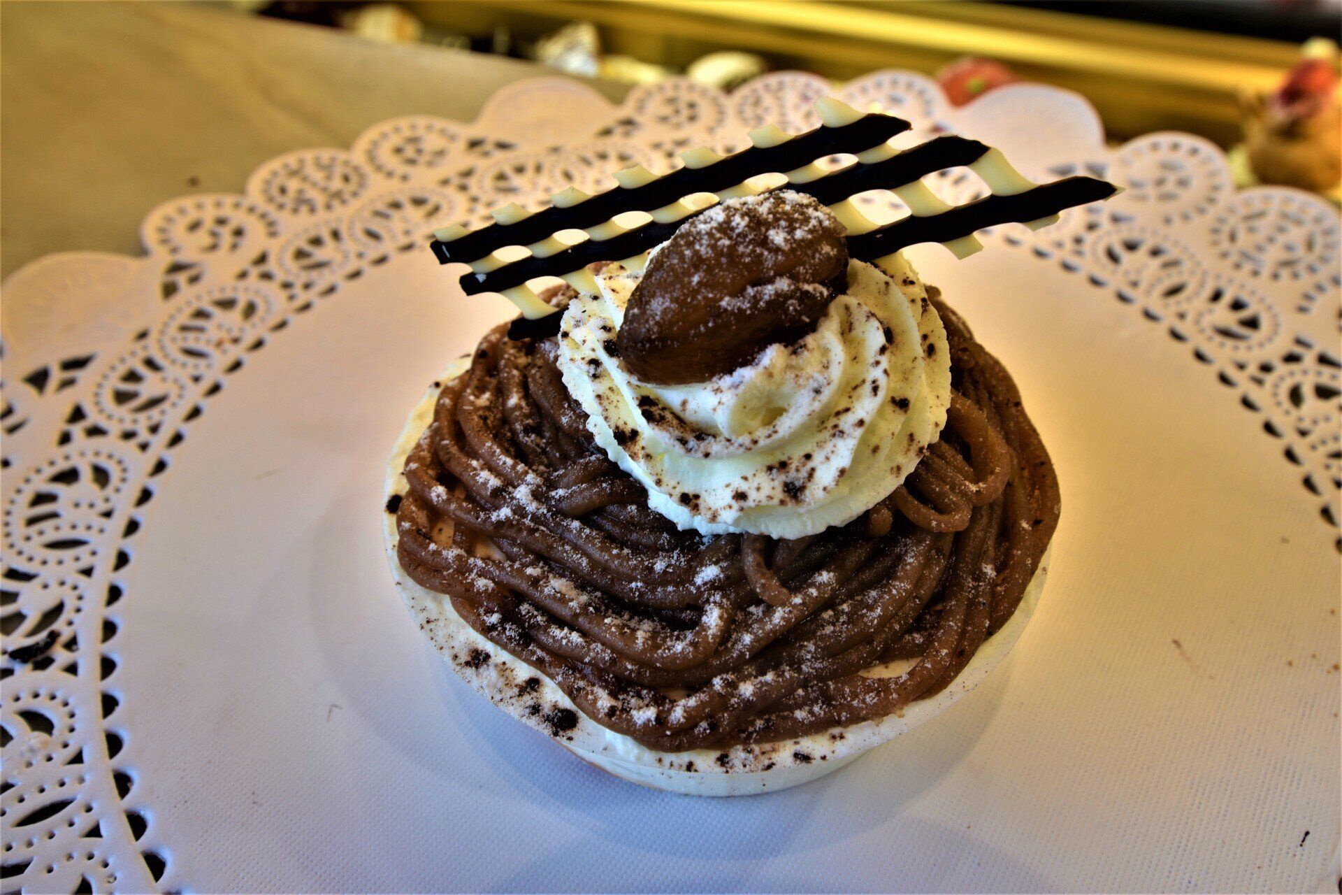 Un dessert au chocolat