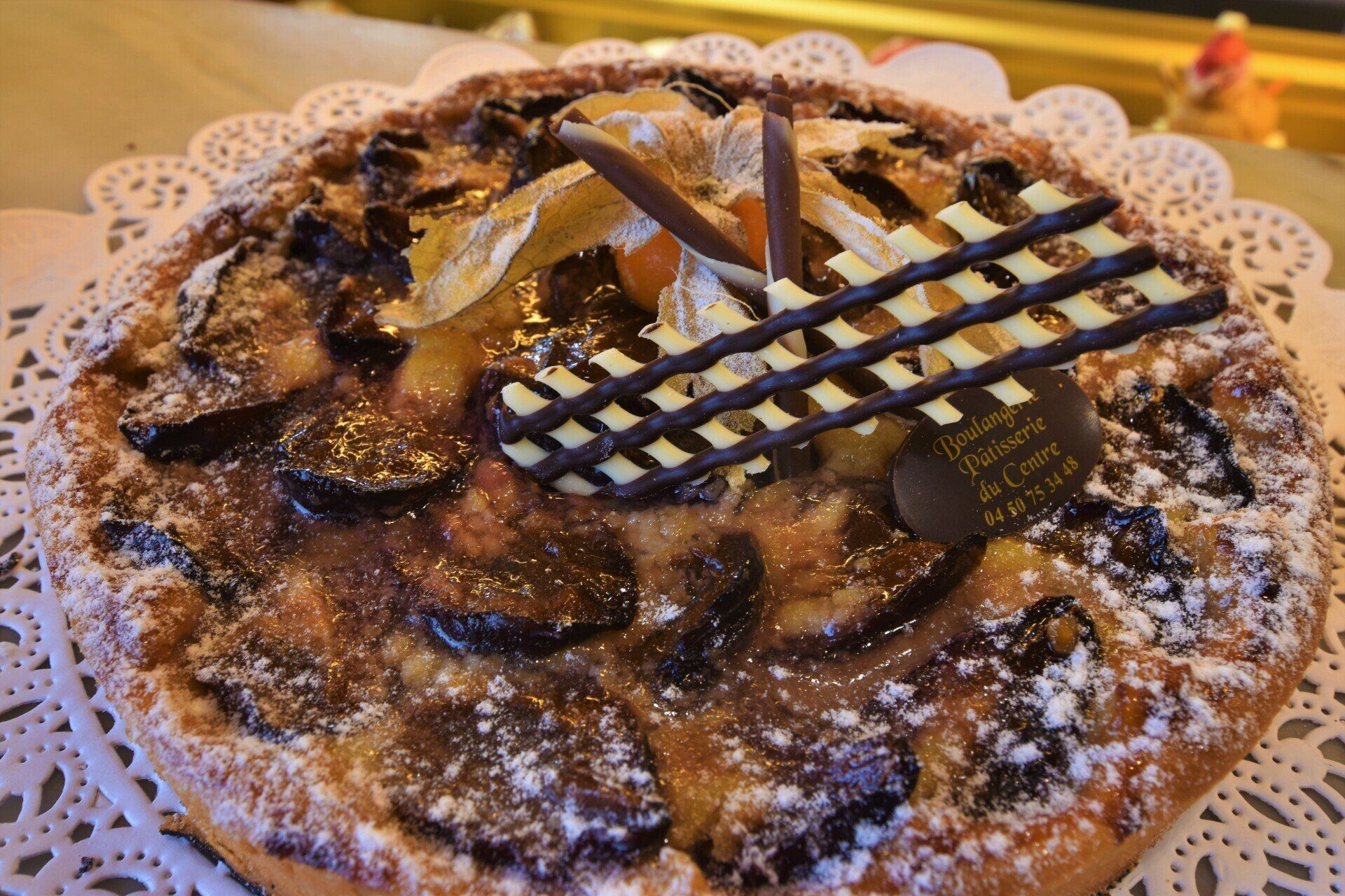 Une tarte aux fruits