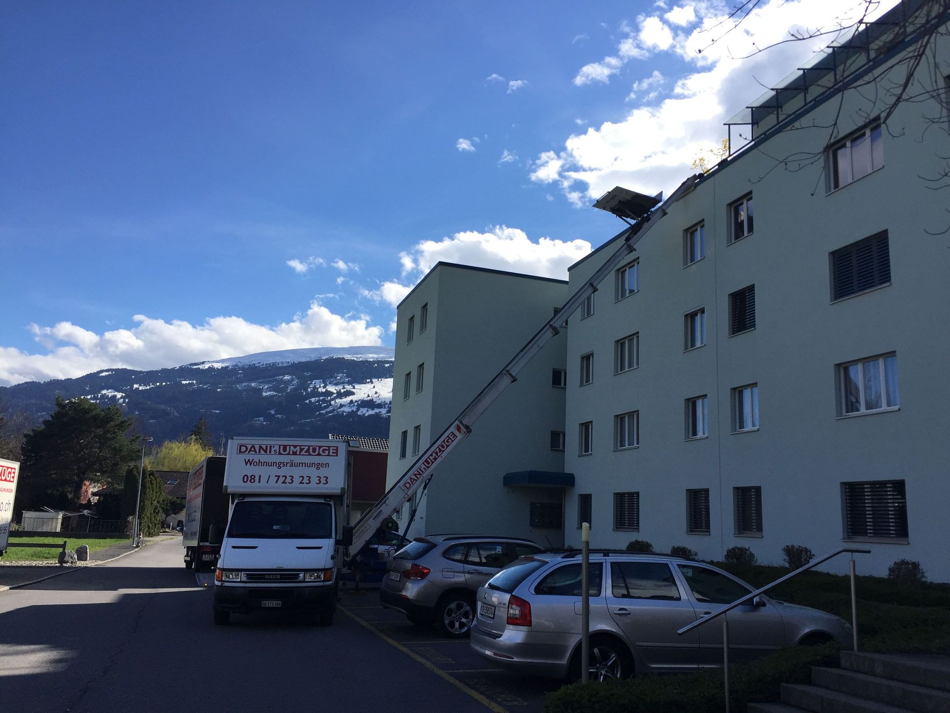 Dani's Umzüge Sargans - Möbellift, Aussenlift