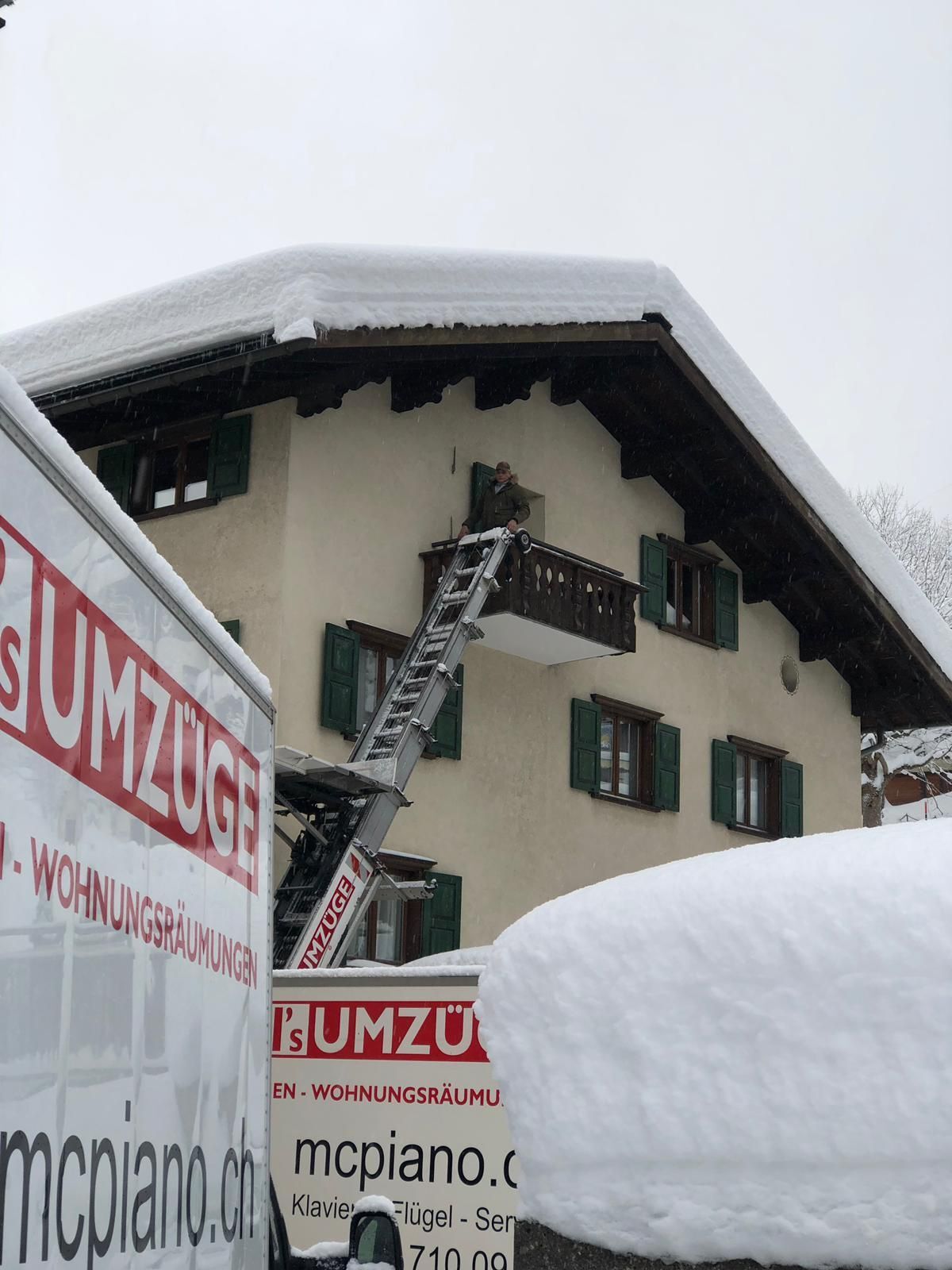 Dani's Umzüge Sargans - Möbellift, Aussenlift