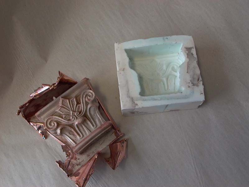 Gießform für antike Dekoration