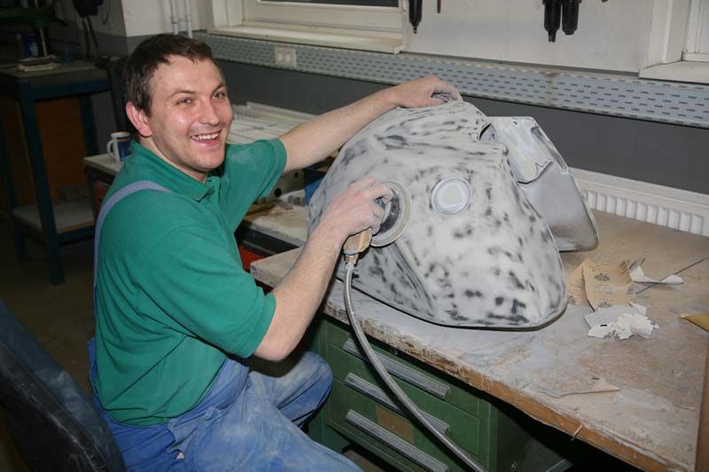 Handwerker bei der Arbeit