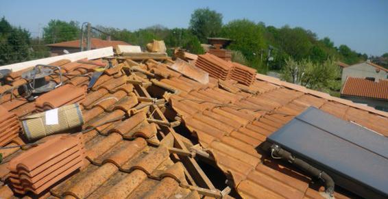 Trébons sur la Grasse - Réfection de toiture