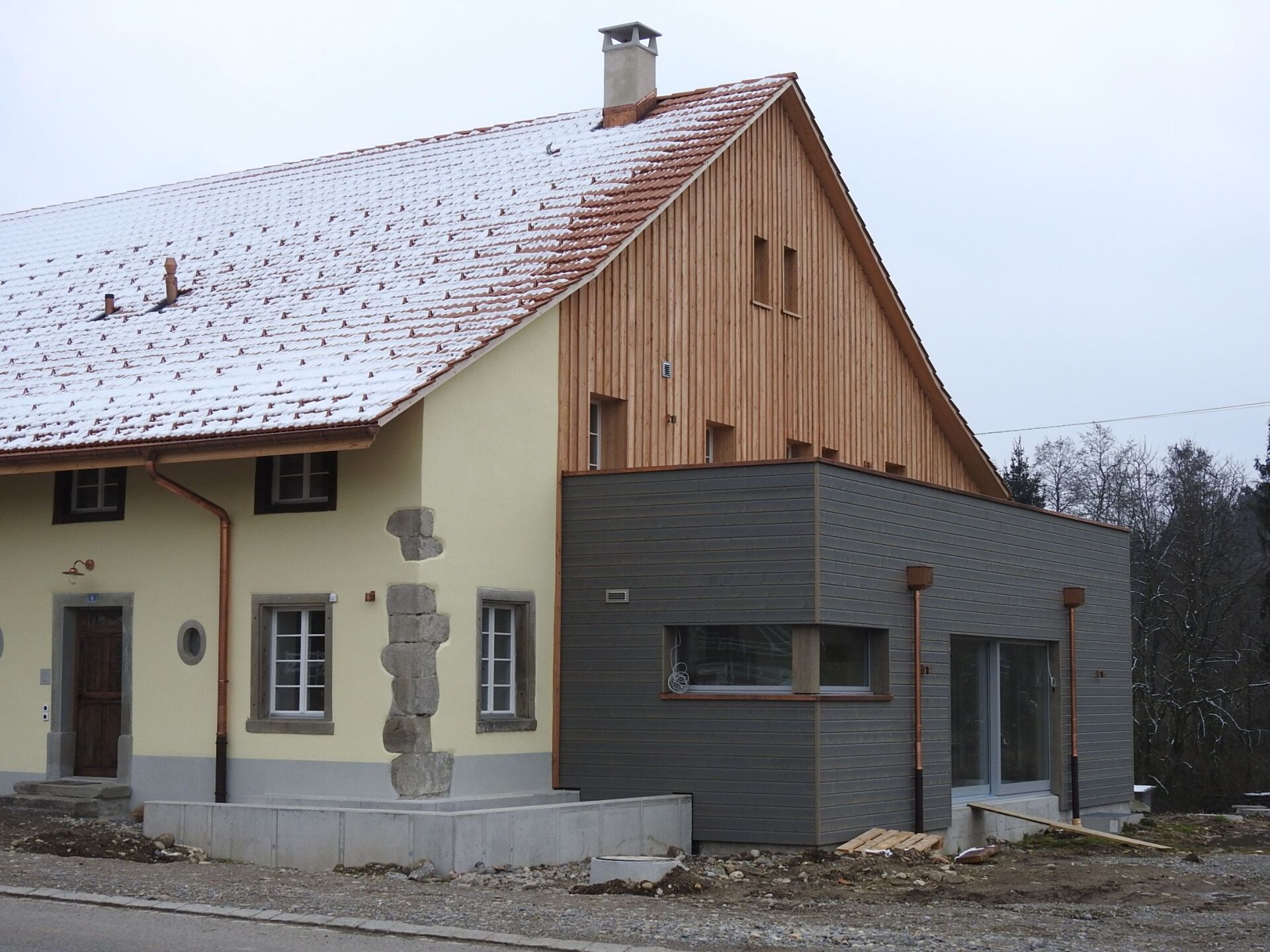 Hausfassade 2 - Widmer AG Holzbau - Kyburg