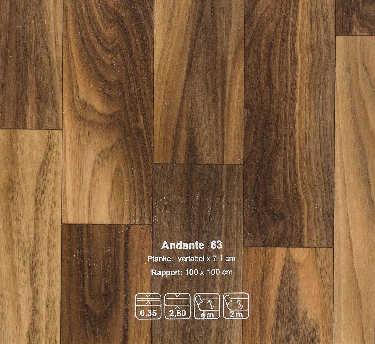 elastischer Belag Andante