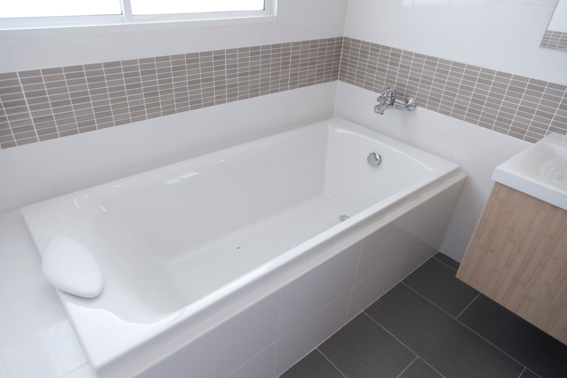 Une baignoire