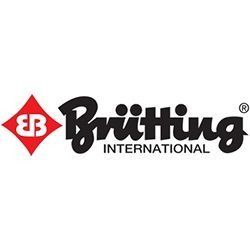 Britting International-Logo in Schwarz und Rot auf weißem Hintergrund