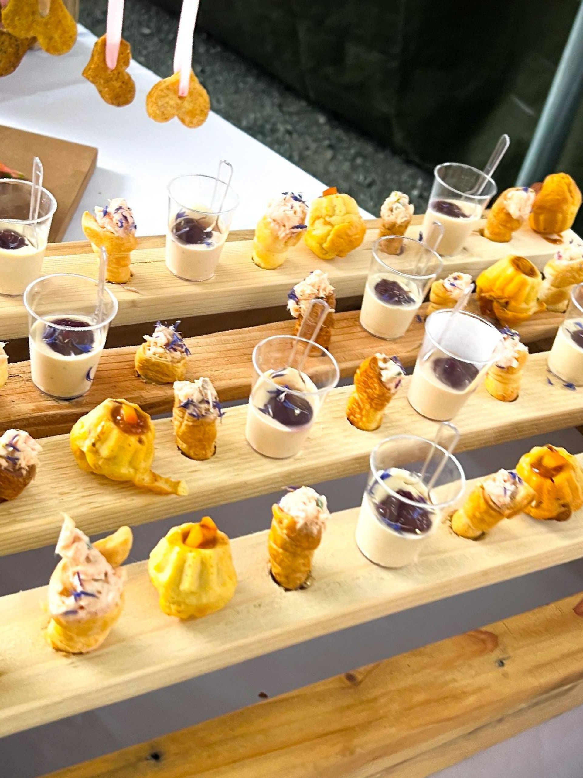 Plateau de verrines et mignardises