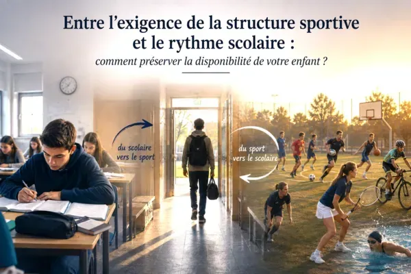 Entre l’exigence de la structure sportive et le rythme scolaire : comment préserver la disponibilité de votre enfant ?