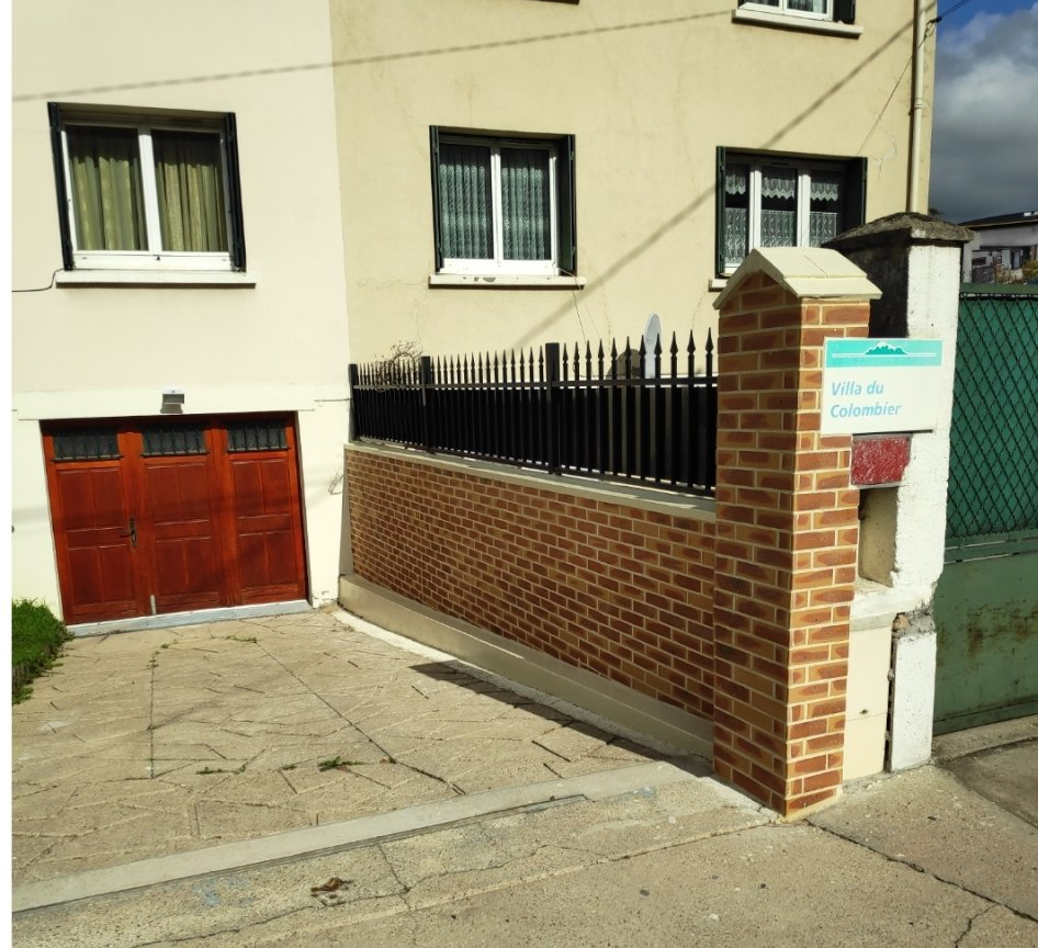 Mur plaquettes parement