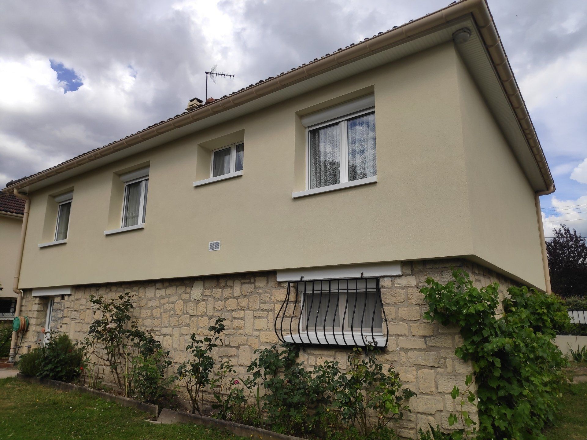 Façade ravalée propre