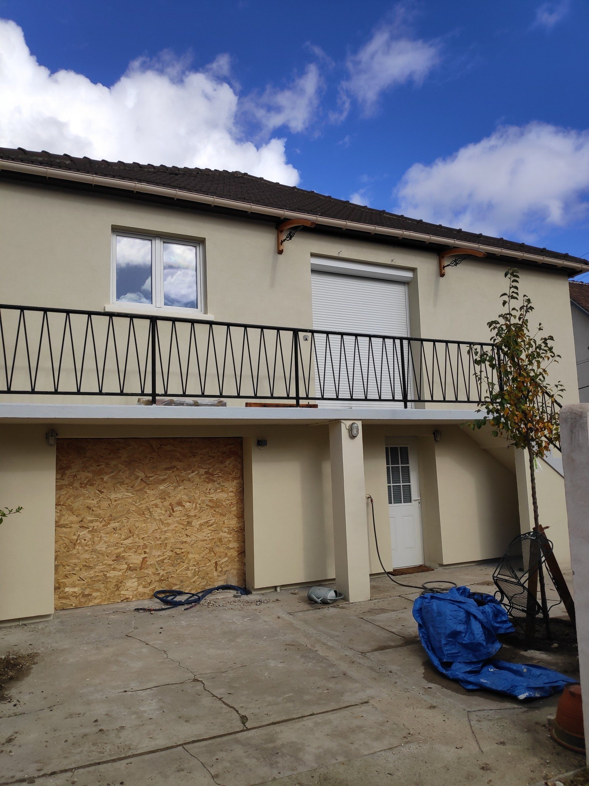 Ravalement maison crépi