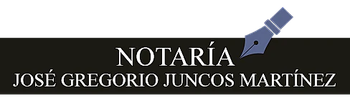A logo for notaria jose gregorio juncos martinez