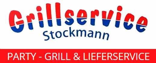 A logo for grillservice stockmann party grill & lieferservice