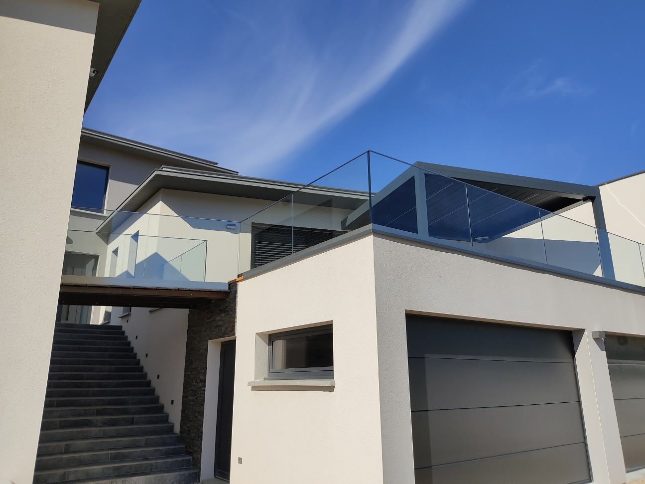 Garde corps de maison moderne