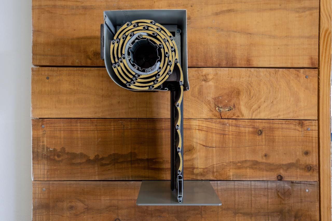 Coupe d'un volet roulant