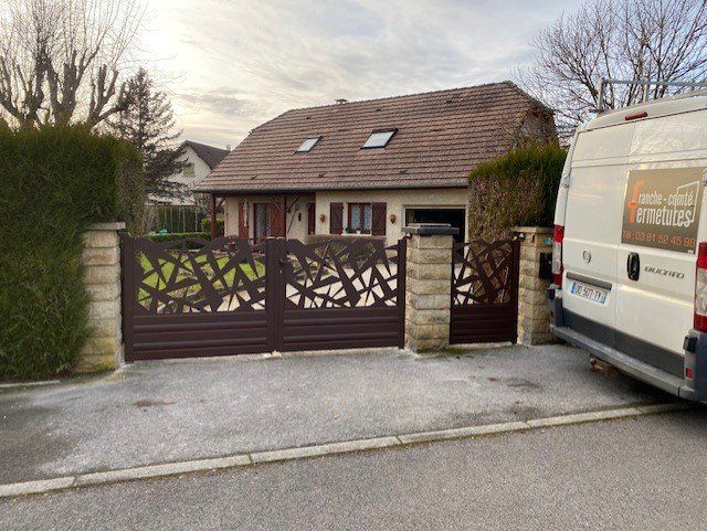 Portail et portillon abstrait