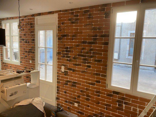 Porte et porte fenêtre vue de l'intérieur