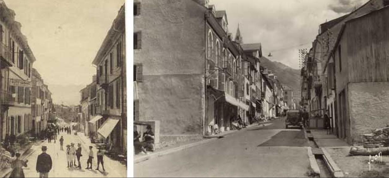 Anciennes maison du village de Barèges