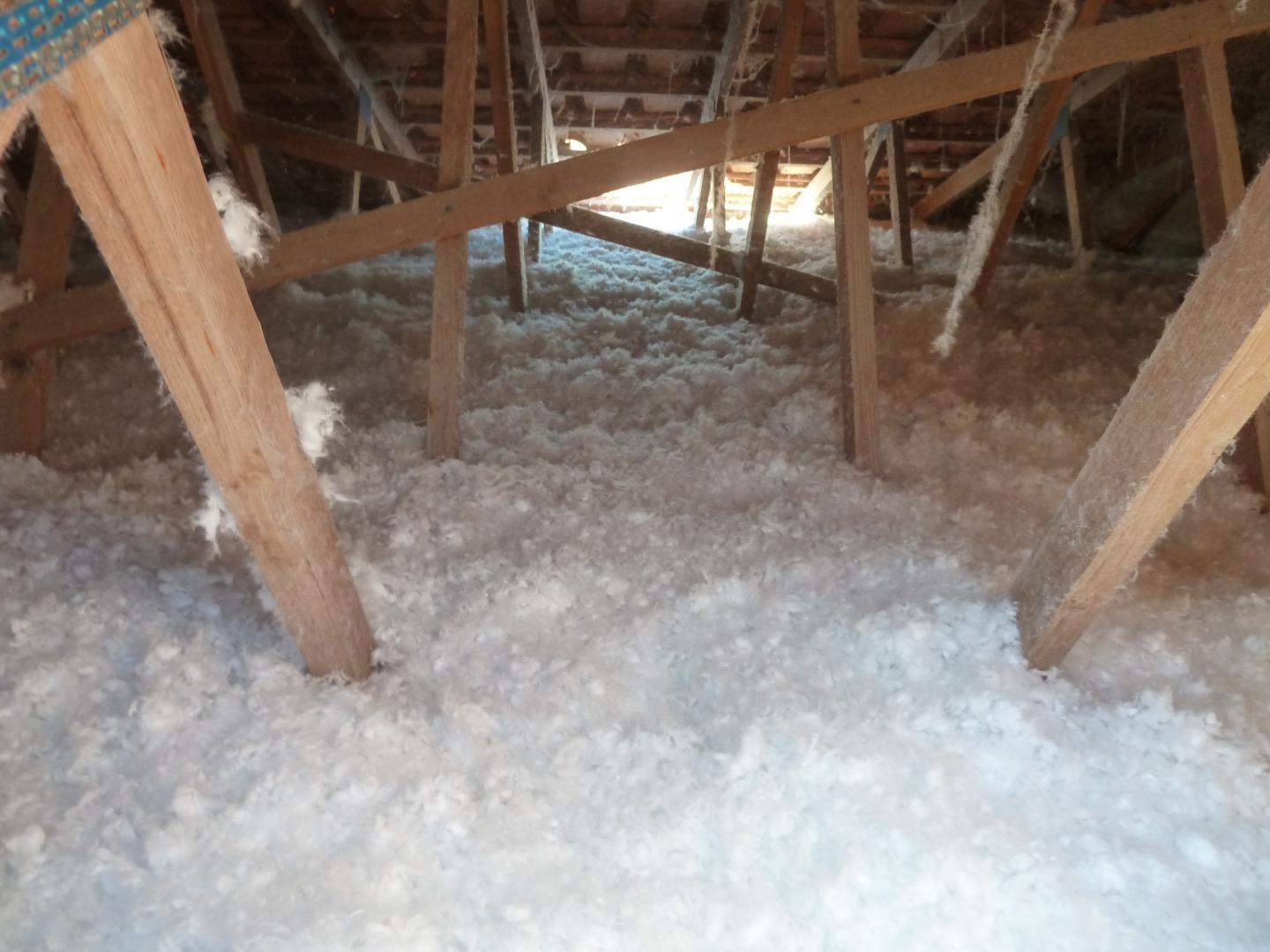 Isolation soufflée combles