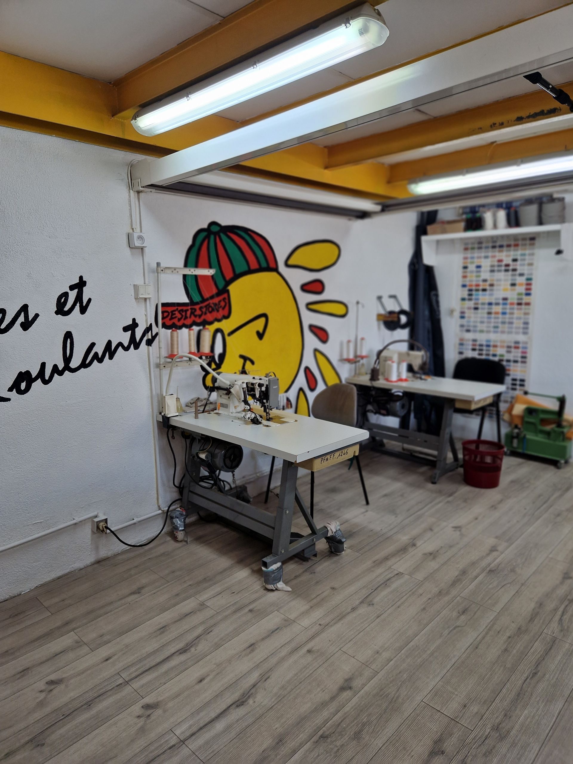 Les ateliers de l'entreprise.