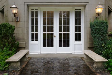 Schlafzimmer mit Panorama-Glas