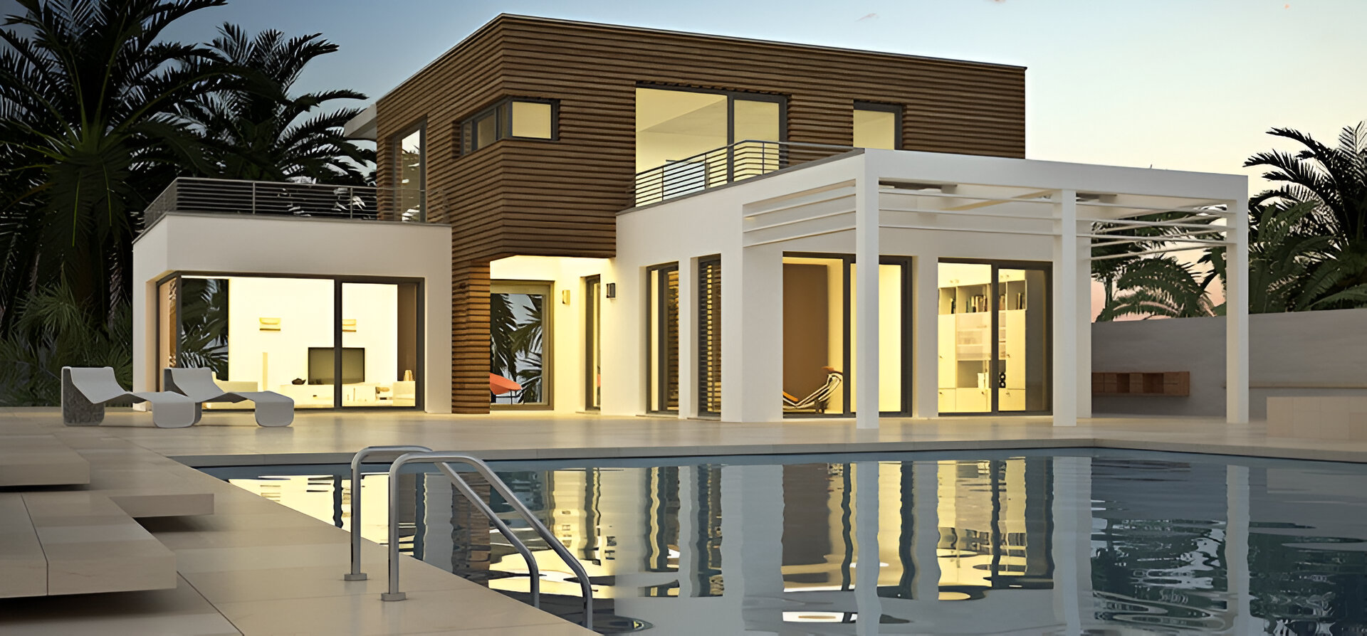 Carrelage extérieur faisant le contour d'une piscine