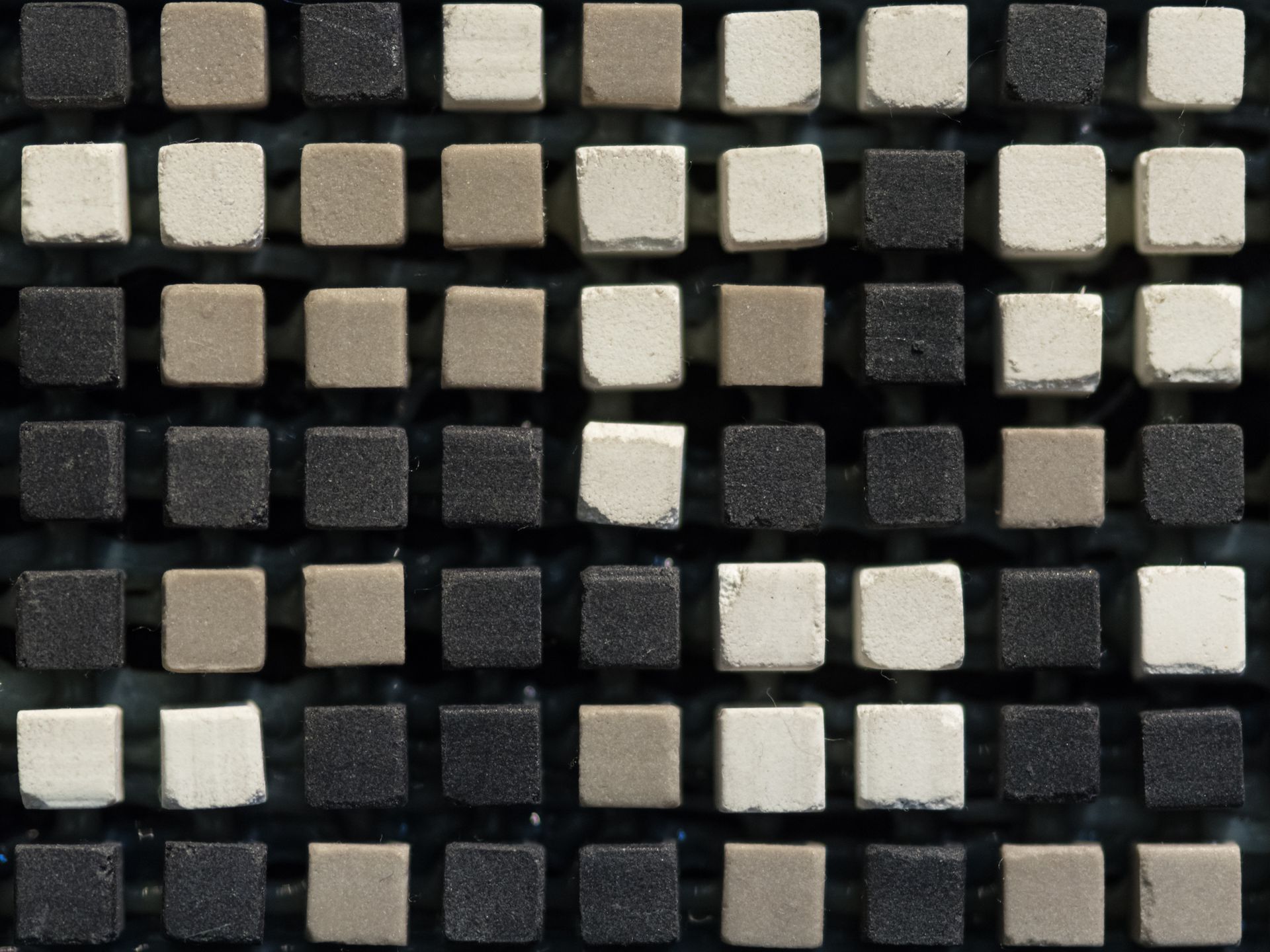 Petits carrelages de différentes couleurs