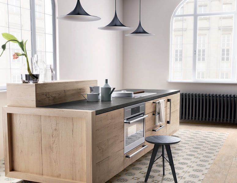 Carrelage de cuisine en pierres naturelles