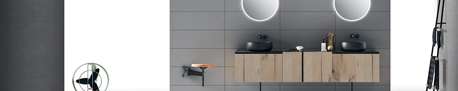 Meuble de salle de bain en bois