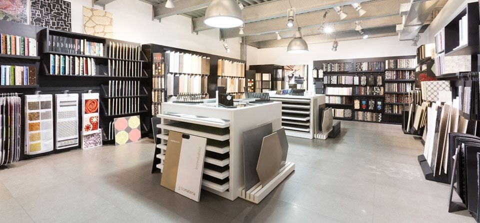 Intérieur du showroom