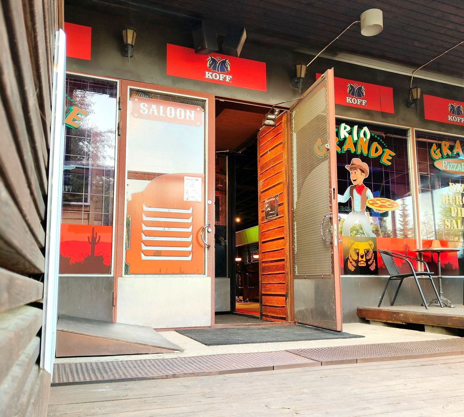 Ravintola Rio Grande Kuopio sisäänkäynti näkyy