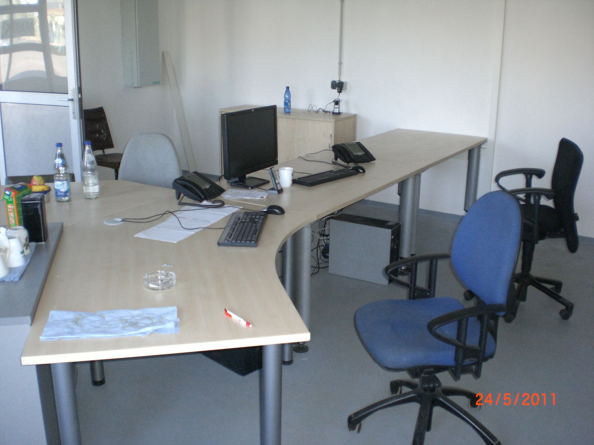 ein Foto eines Büros, aufgenommen am 24.06.2011