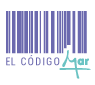 Un código de barras con las palabras el código mar escritas en él.
