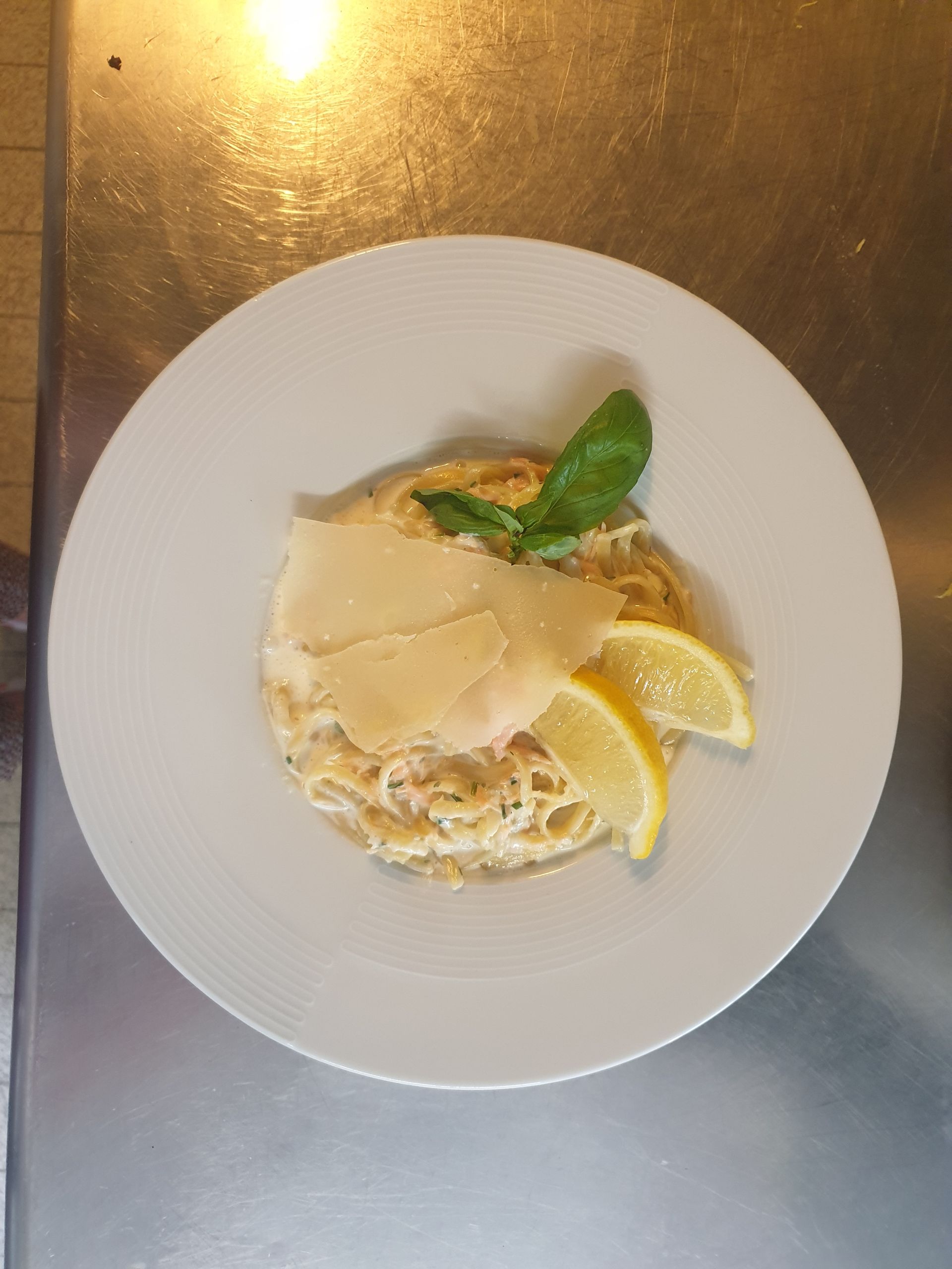 Linguines au saumon