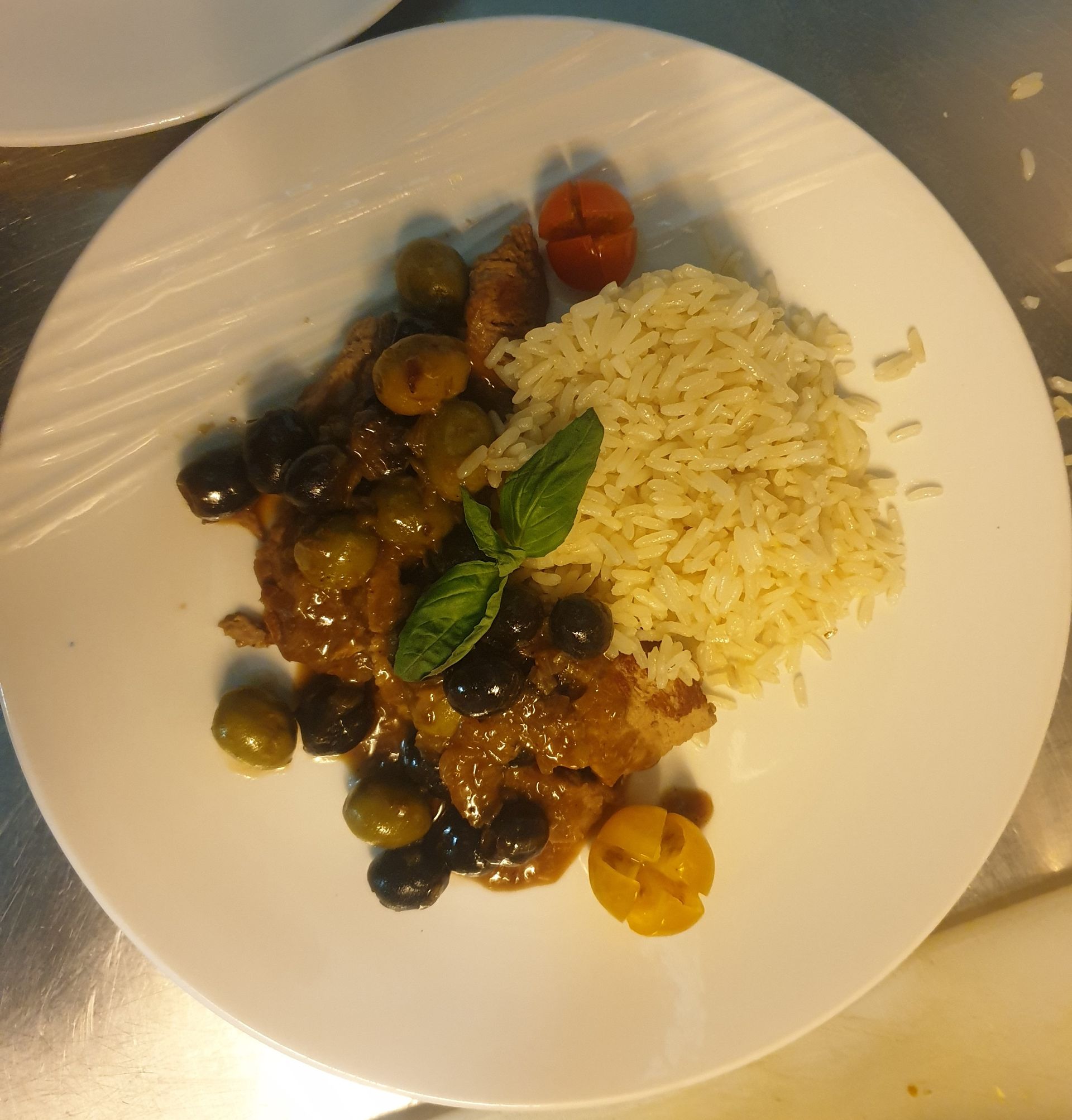 Saut de veau aux olives