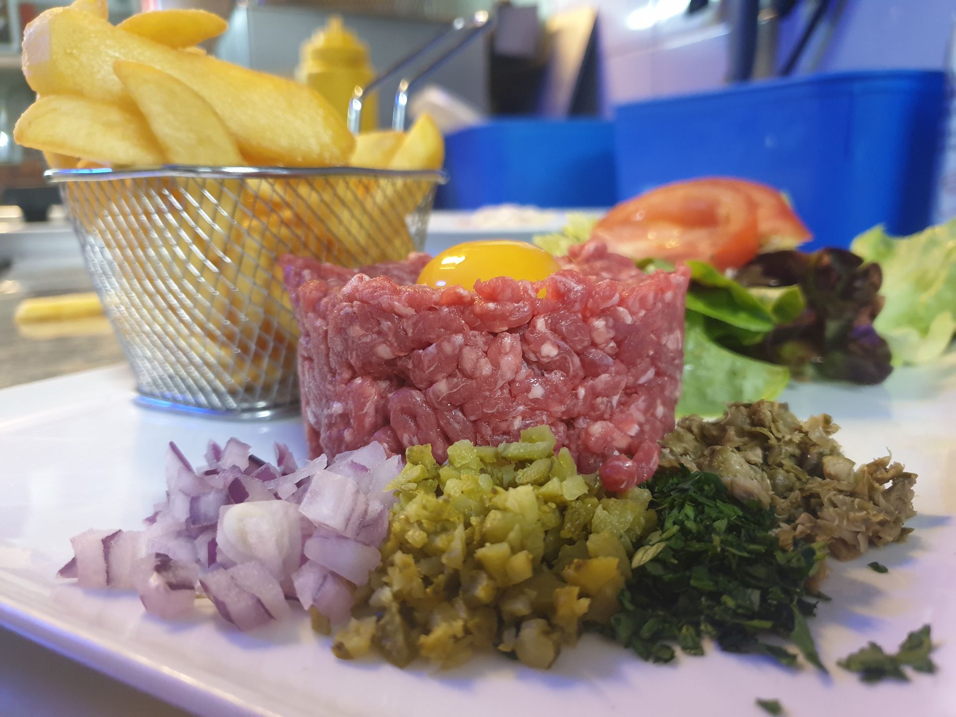 Tartare et frites