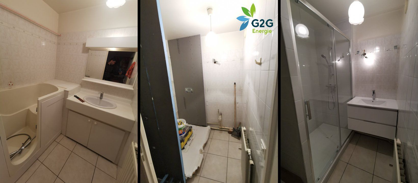 Évolution d'une salle de bains