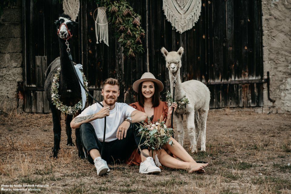 Pusteblume – Blumen und Geschenke – Brautpaar