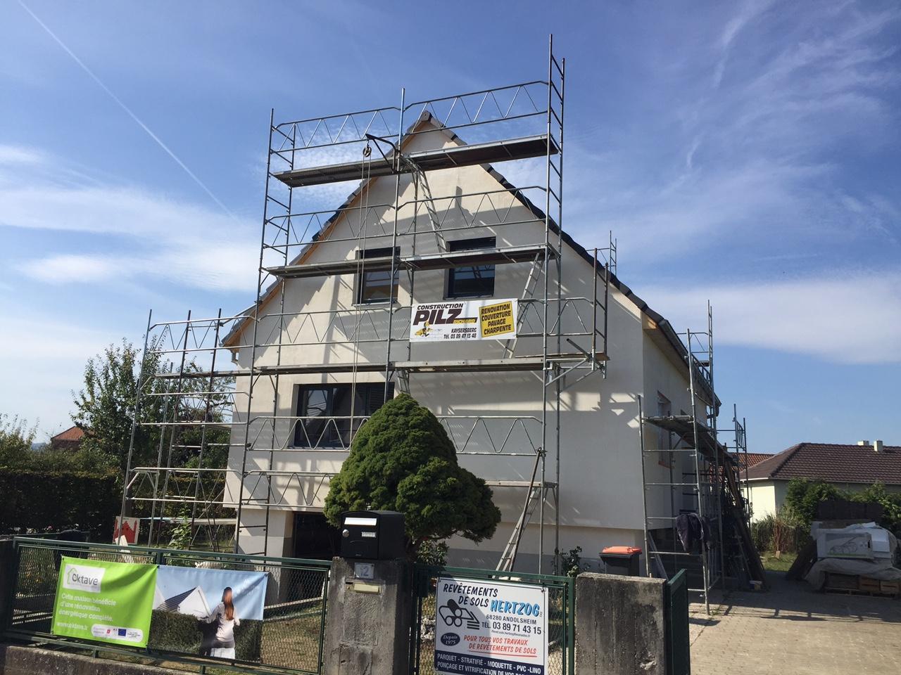 Travaux de rénovation avant