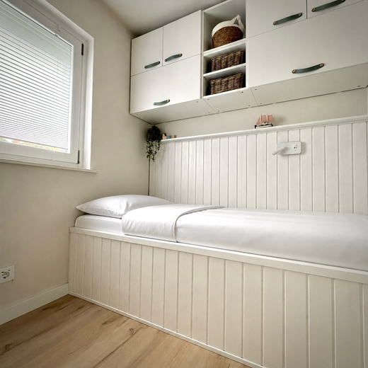 Bild zeigt ein Schlafzimmer in der Koje47
