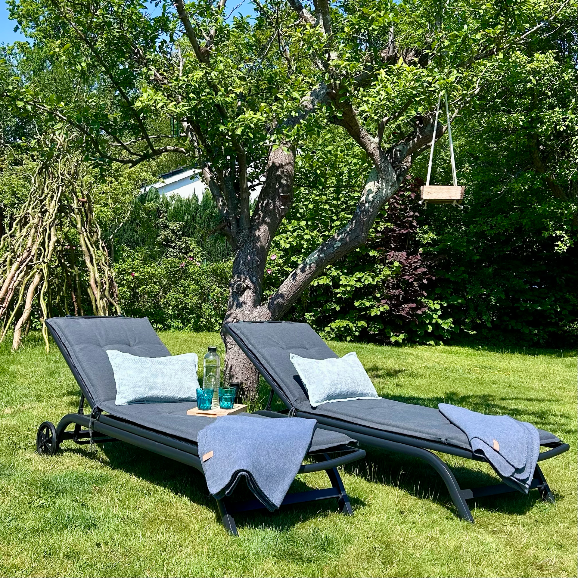 Bild zeigt den Garten der Koje47