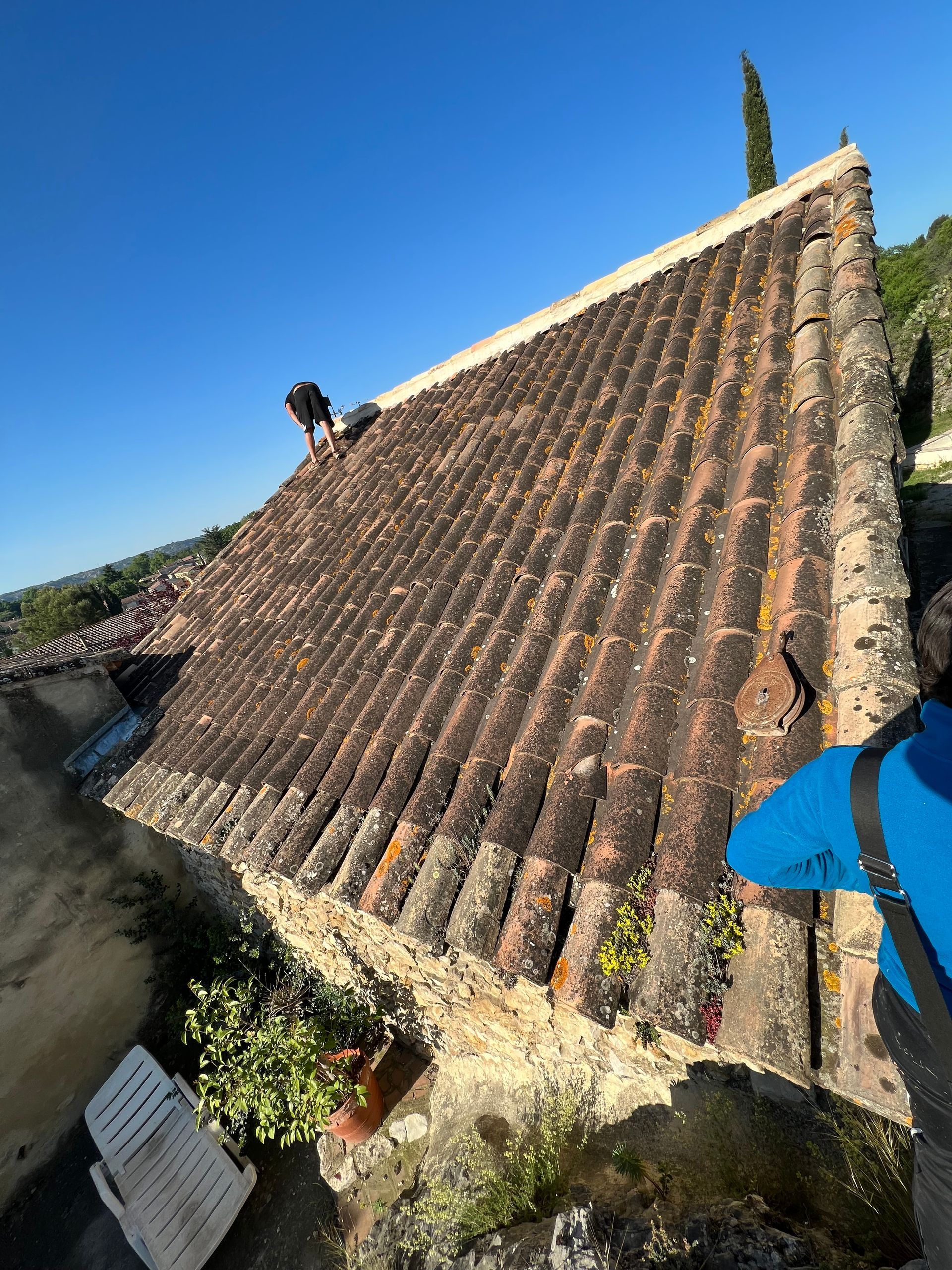 Des travaux de toiture