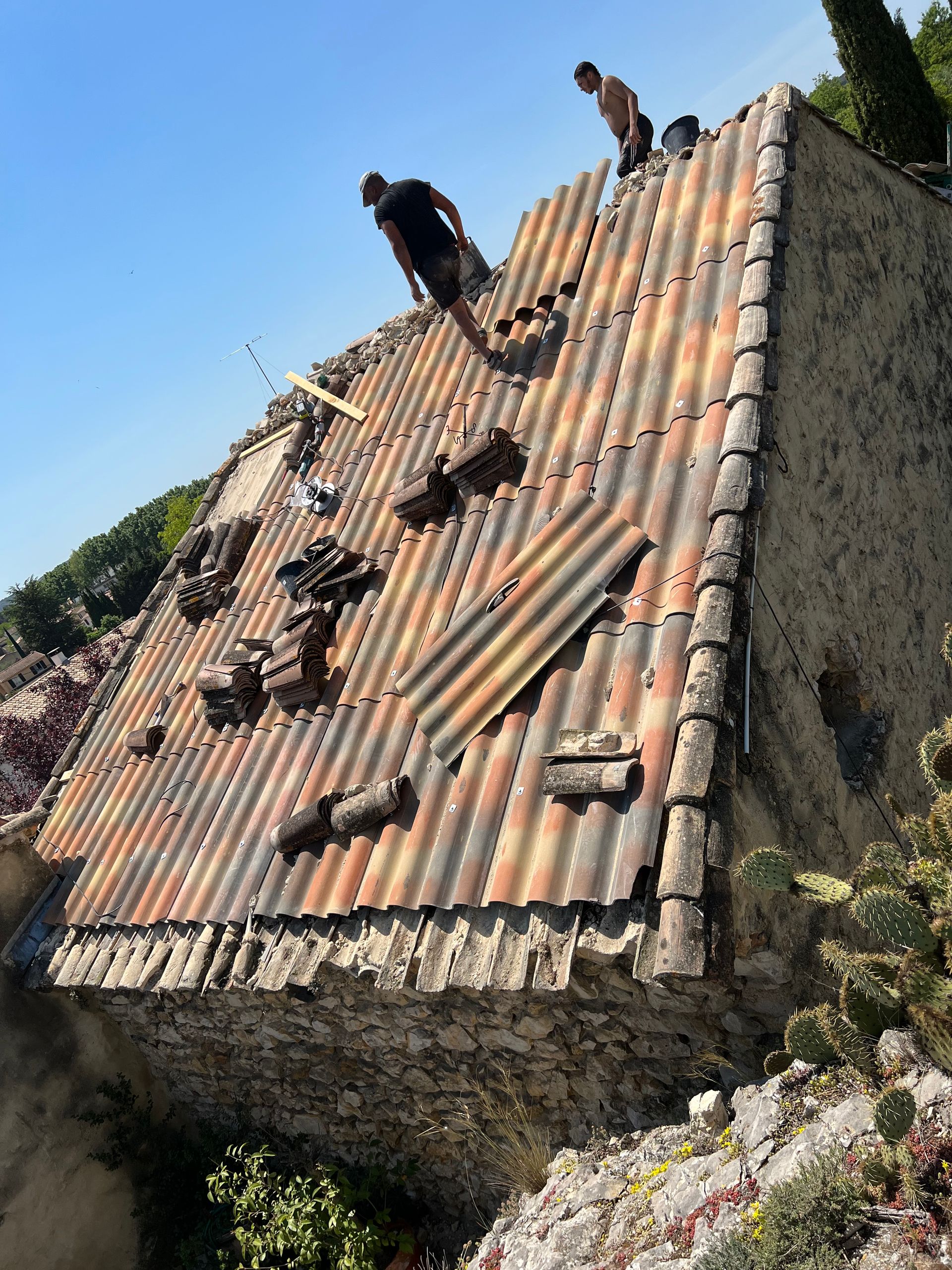 Une rénovation de toiture