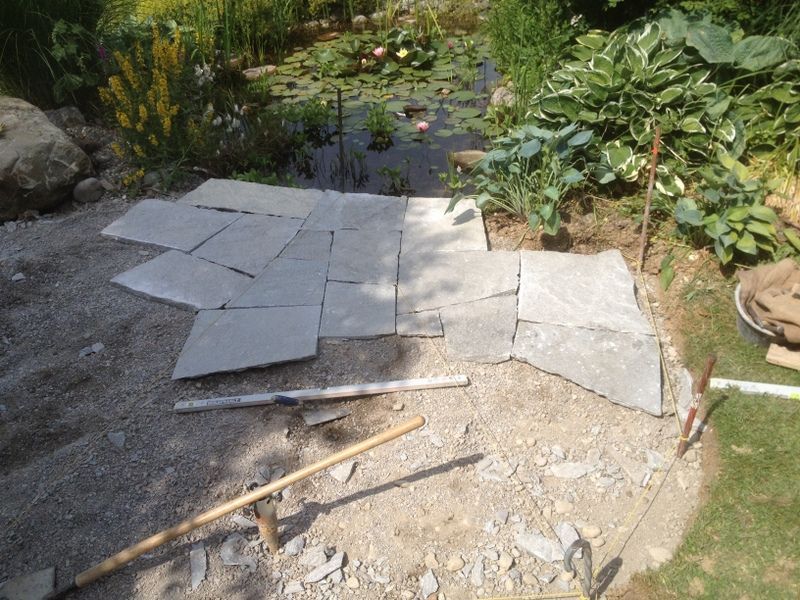 Erstellung Gartensitzplatz - Nafzger Gartenbau AG