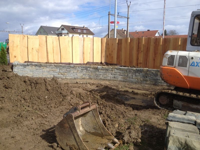 Aushubarbeiten - Nafzger Gartenbau AG